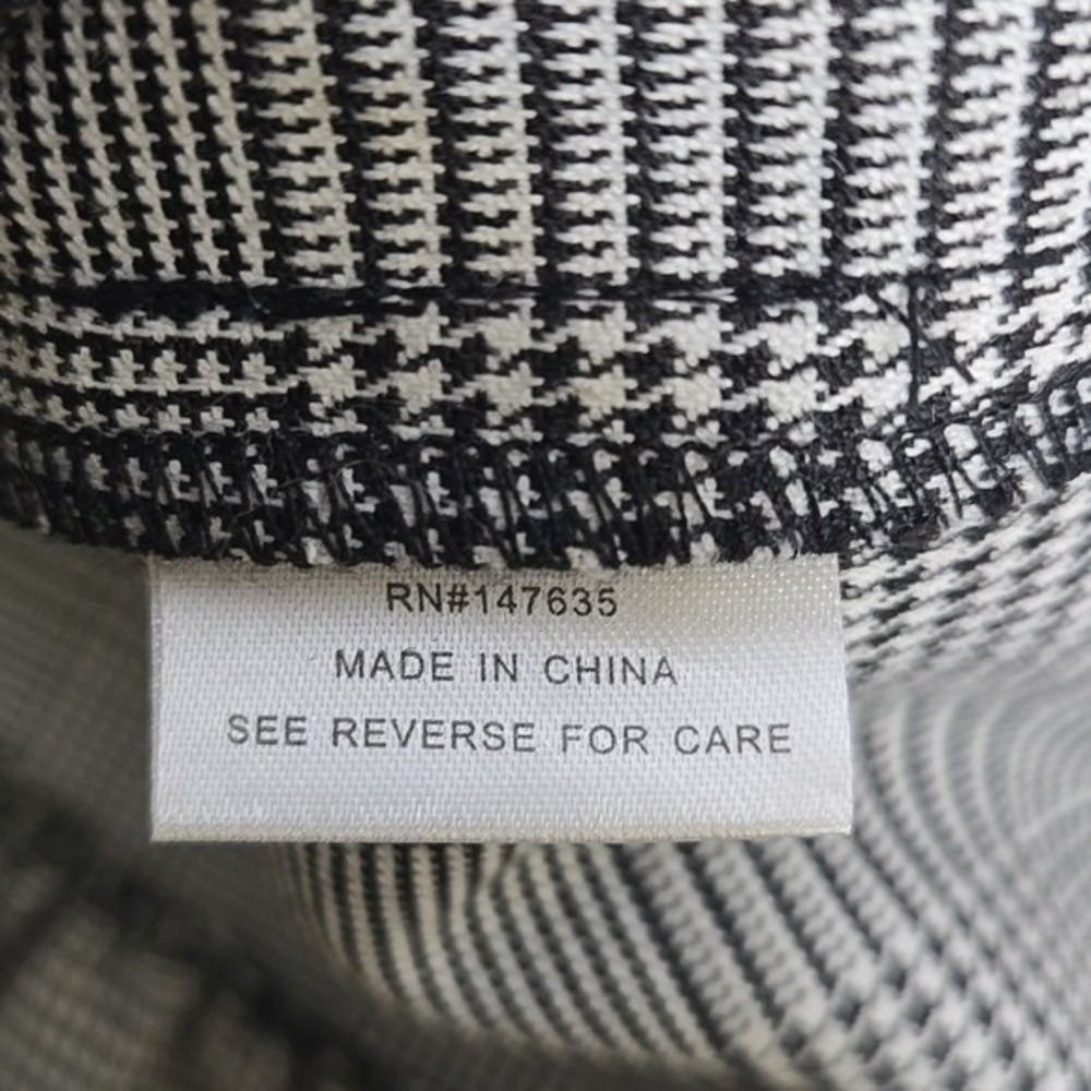 Romeo & Juliet Houndstooth Ruffle Skirt Preppy Academia Y2K, Black White, Medium - Picture 8 of 9